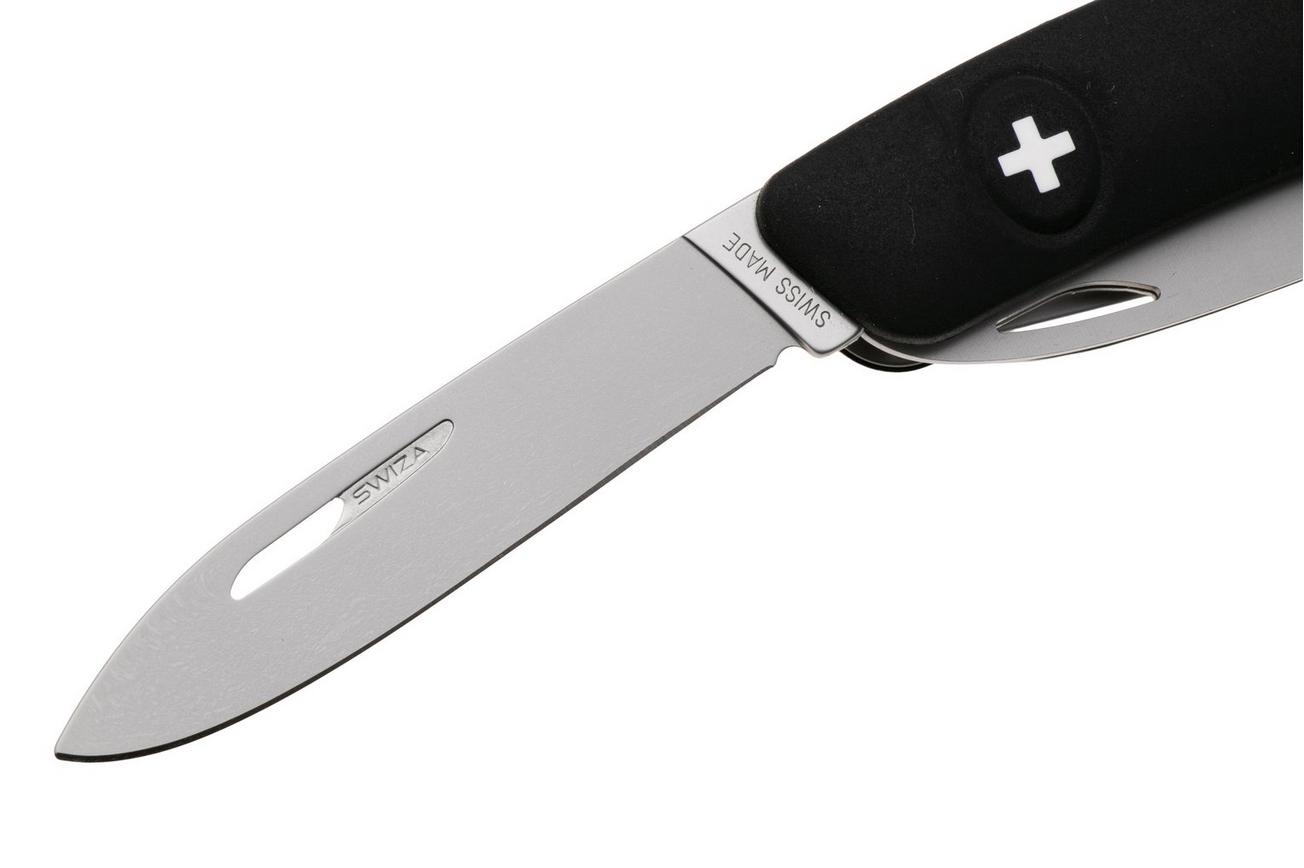 Swiza D09 R AM, KNR.0136.1010, Black, Zwitsers zakmes, 9 tools