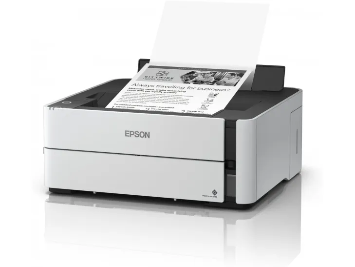 Epson EcoTank M1170 - Printer - S/H - Duplex - blækprinter - kan genopfyldes - A4/Legal - 1200 x 2400 dpi - op til 20 spm - kapacitet: 250 ark - USB 2.0, Gigabit LAN, Wi-Fi(n) - hvid