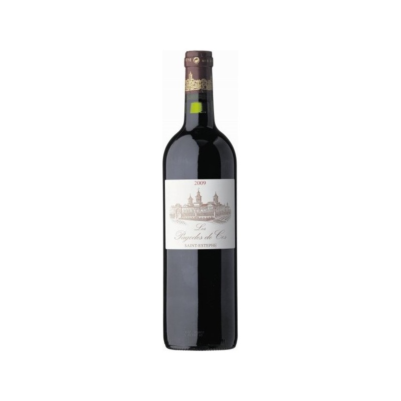 PAGODES DE COS 2015 - Saint-Estèphe - 2ème Vin - par caisse bois de 6 bouteilles 75 cl