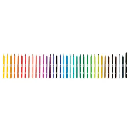 Idena Fasermaler 36 Stück, 2 mm Spitze, 36 Farben