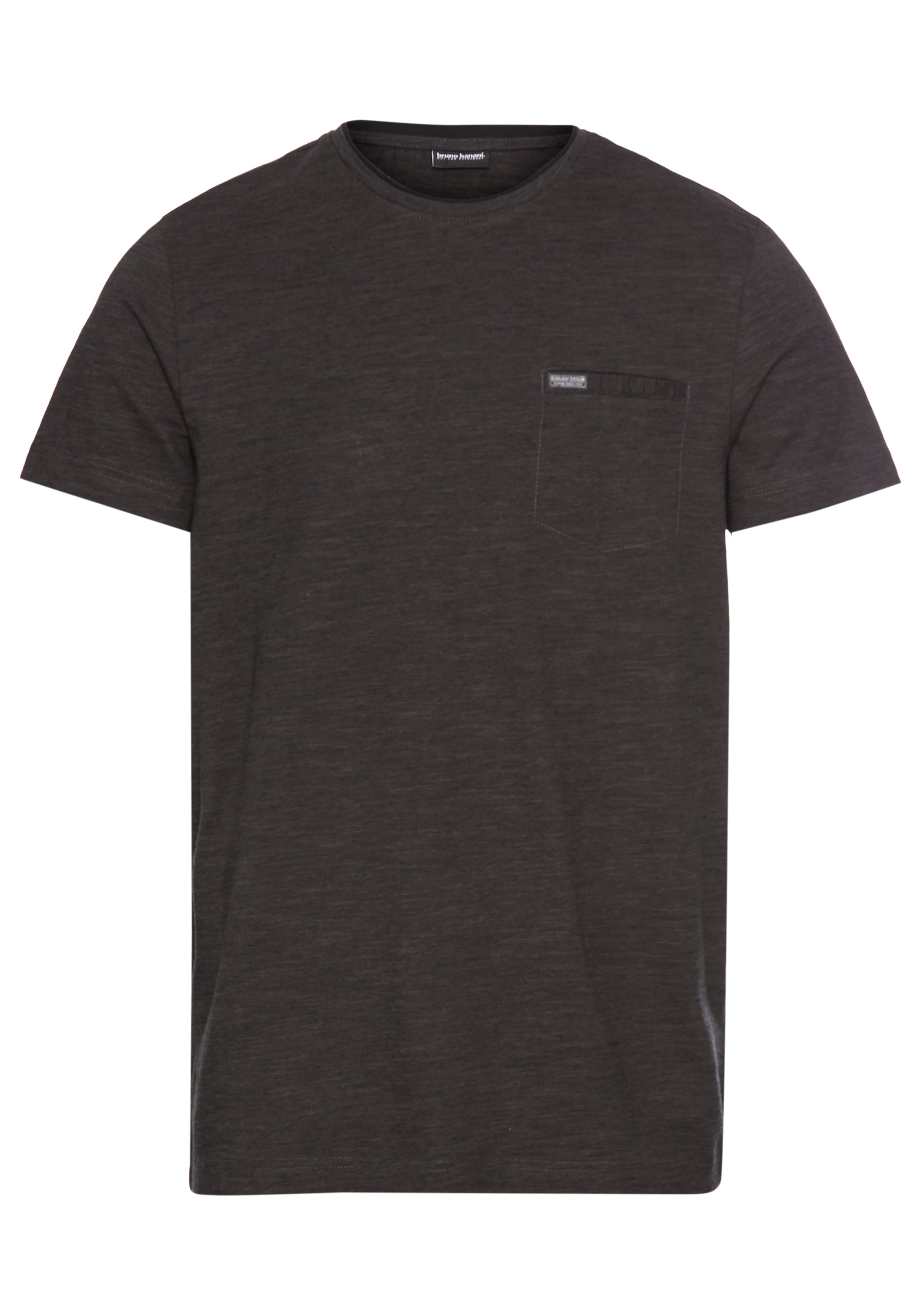Bruno Banani T-Shirt , Mit Doppelkragen und Zierbrusttasche