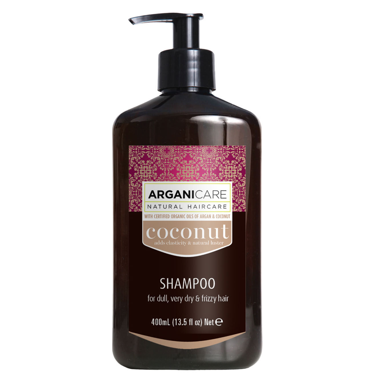 Arganicare Shampooing Huile de Coco cheveux secs et frisés -  400 ml