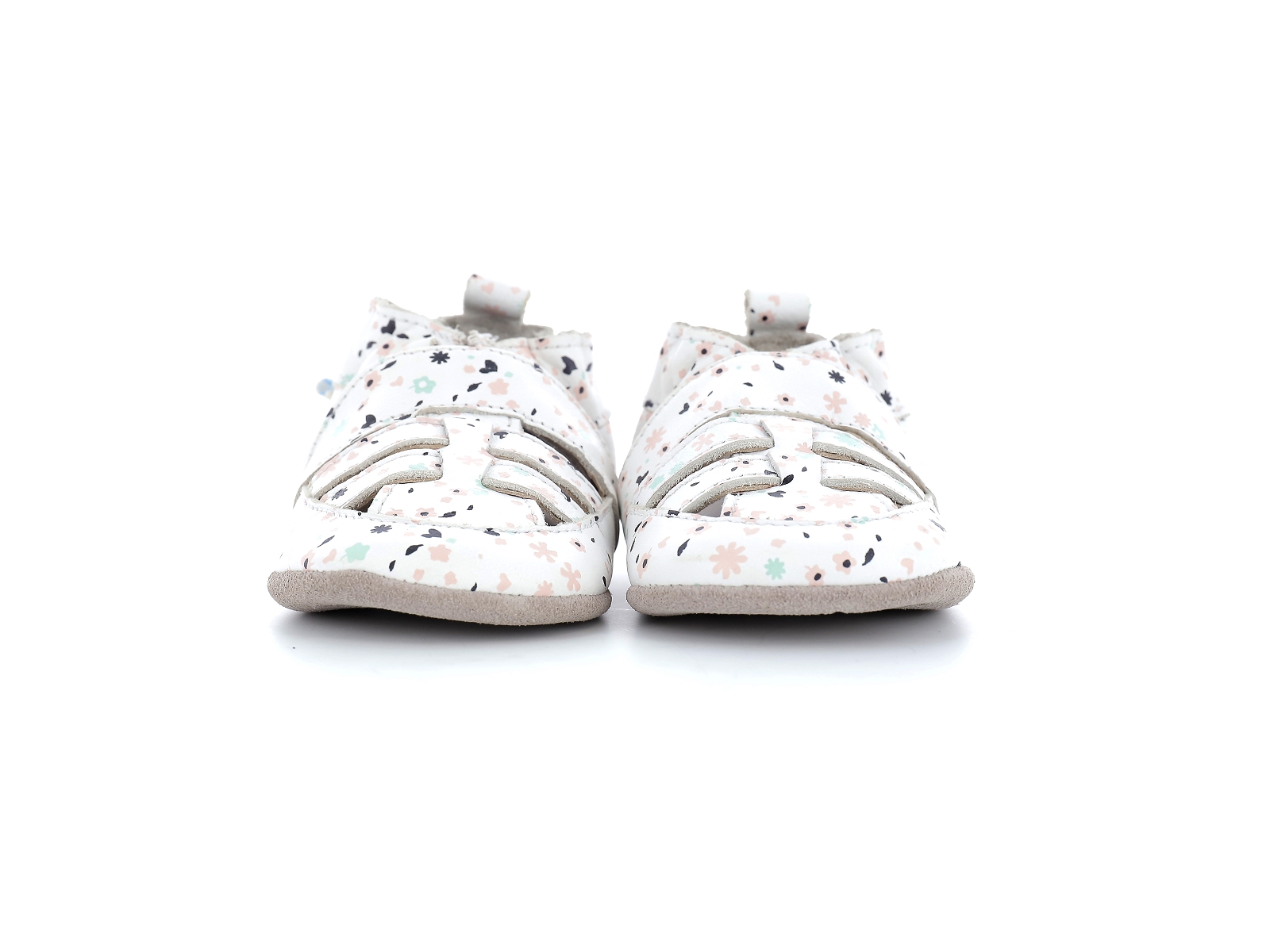 Robeez-SANDIZ GIRL Cuir Blanc