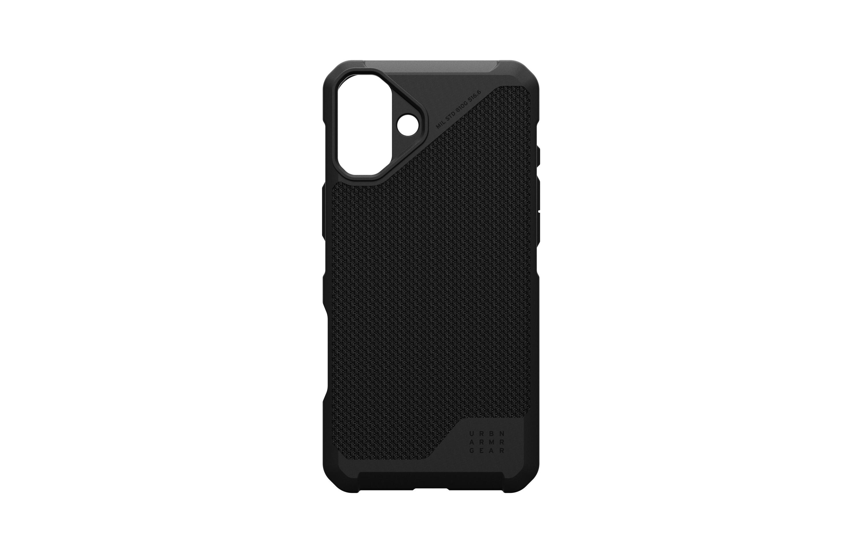 Back Cover Metropolis LT iPhone 16 Plus Kevlar BlackSchutzhülle für das Apple iPhone 16 Plus