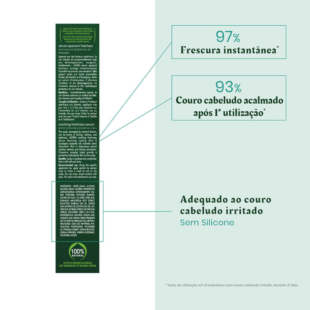 RENE FURTERER  Astera Fresh Soro Suavizante Refrescante - 75ml