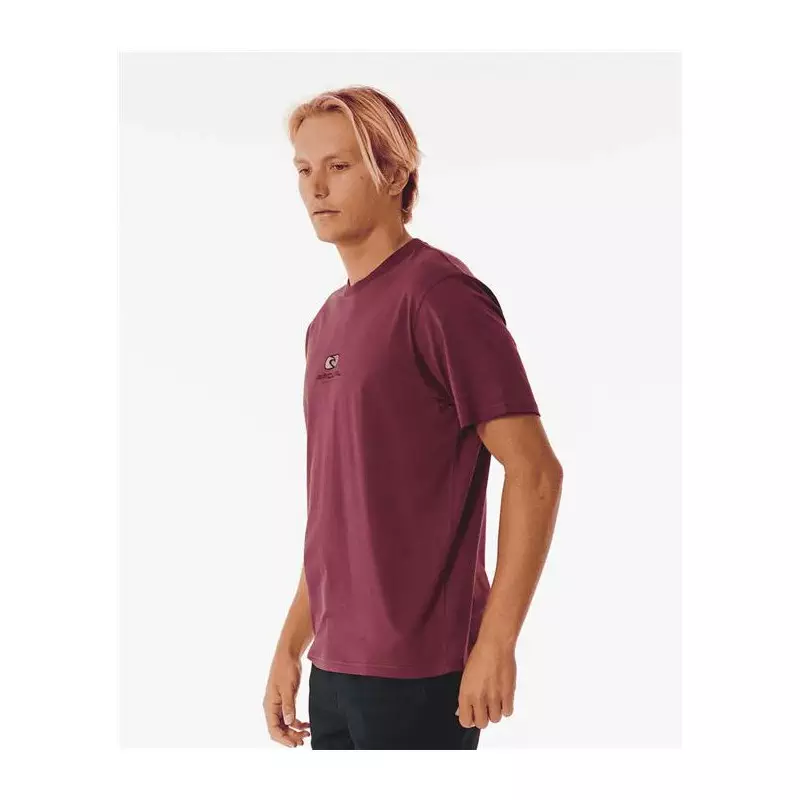 Teeshirt RIPCURL Pill Icon Tee Maroon