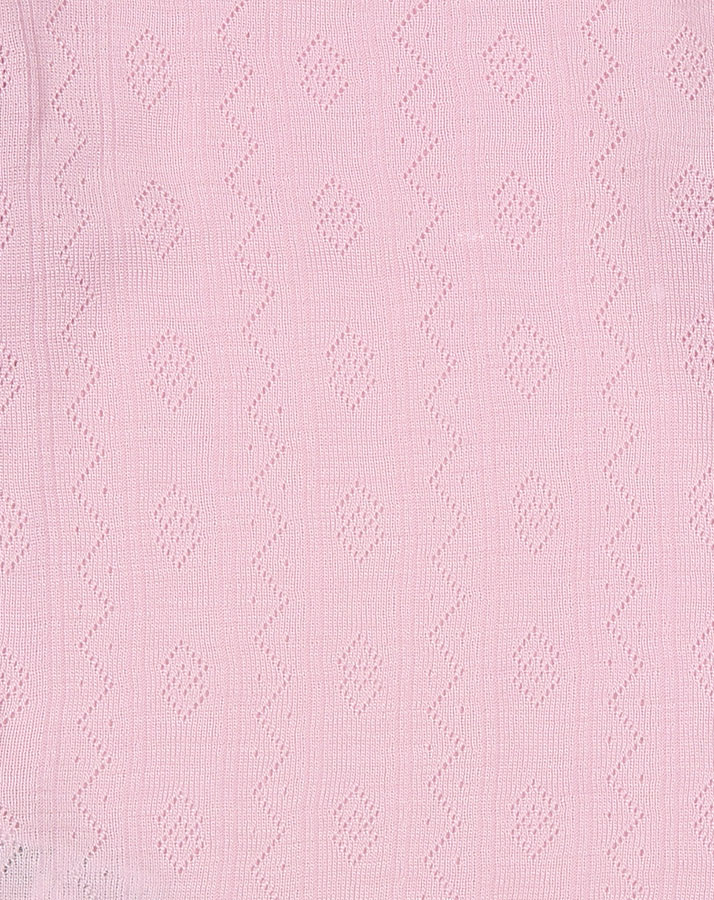 Langarm-Body SOFT mit Wolle und Seide in rosa