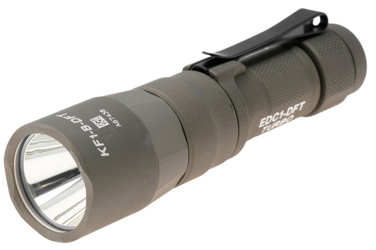 SureFire EDC1-DFT Turbo Tan, everyday carry zaklamp, 650 lumen