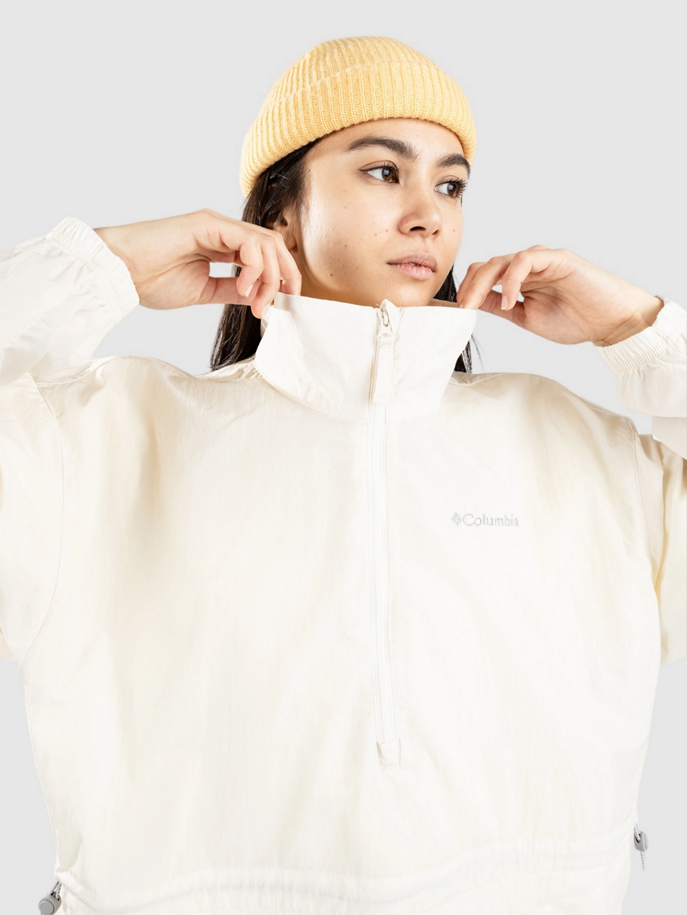 Columbia Paracutie Anorak Windbreaker chalk