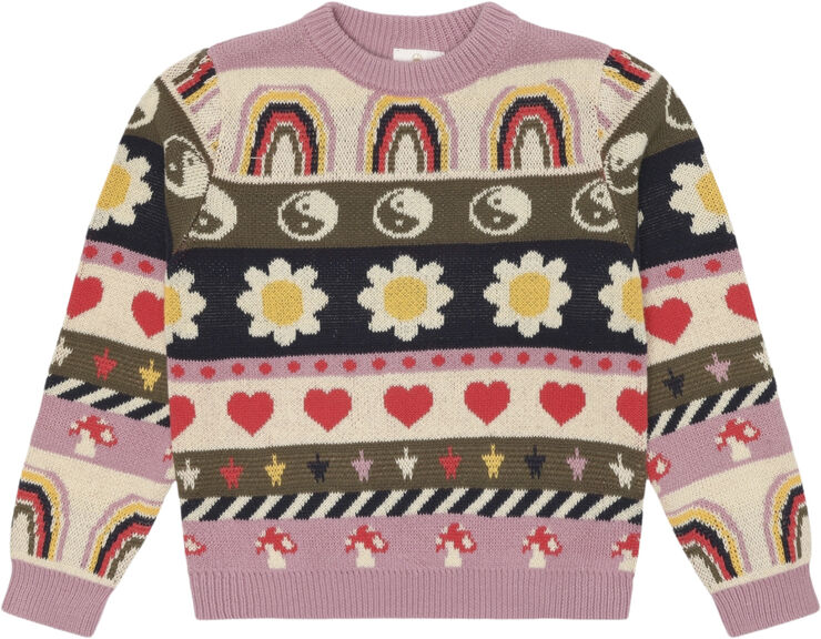 The New TNLiza Jacquard Pullover Multi