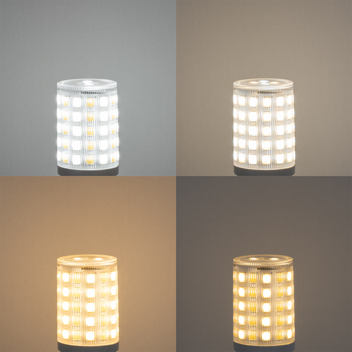 QAZQA Set van 3 smart G9 dimbare LED lampen 2.5W 250 lm 2700K-6500K