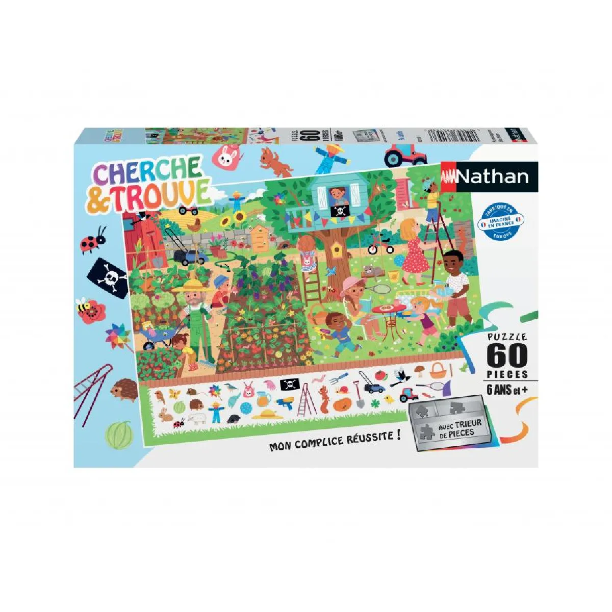 Nathan Puzzle Cherche et Trouve 60 Pièces
