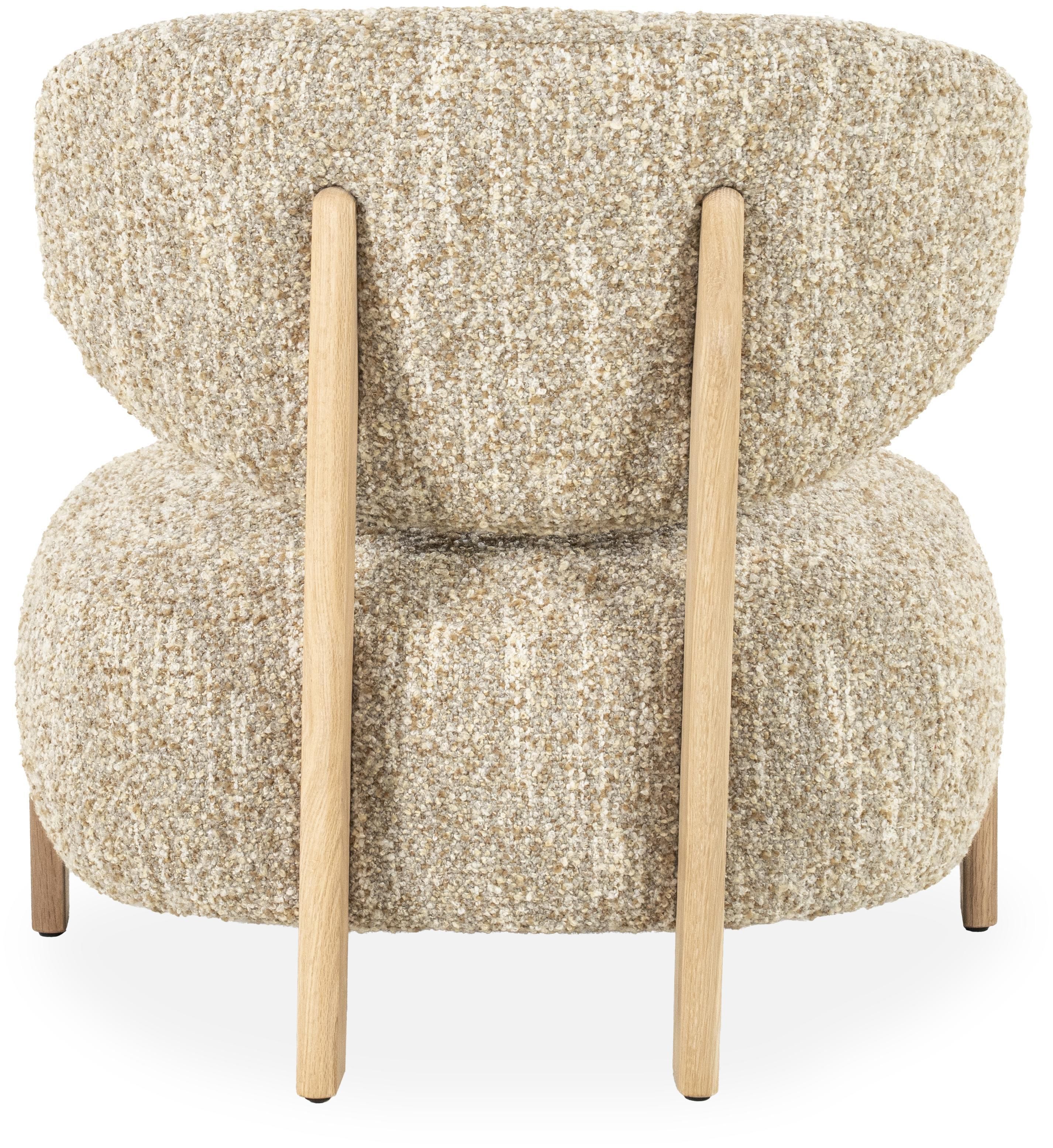 Fauteuil Beige bay naturel 96507 Reza B75 x D80 x H76.5 cm