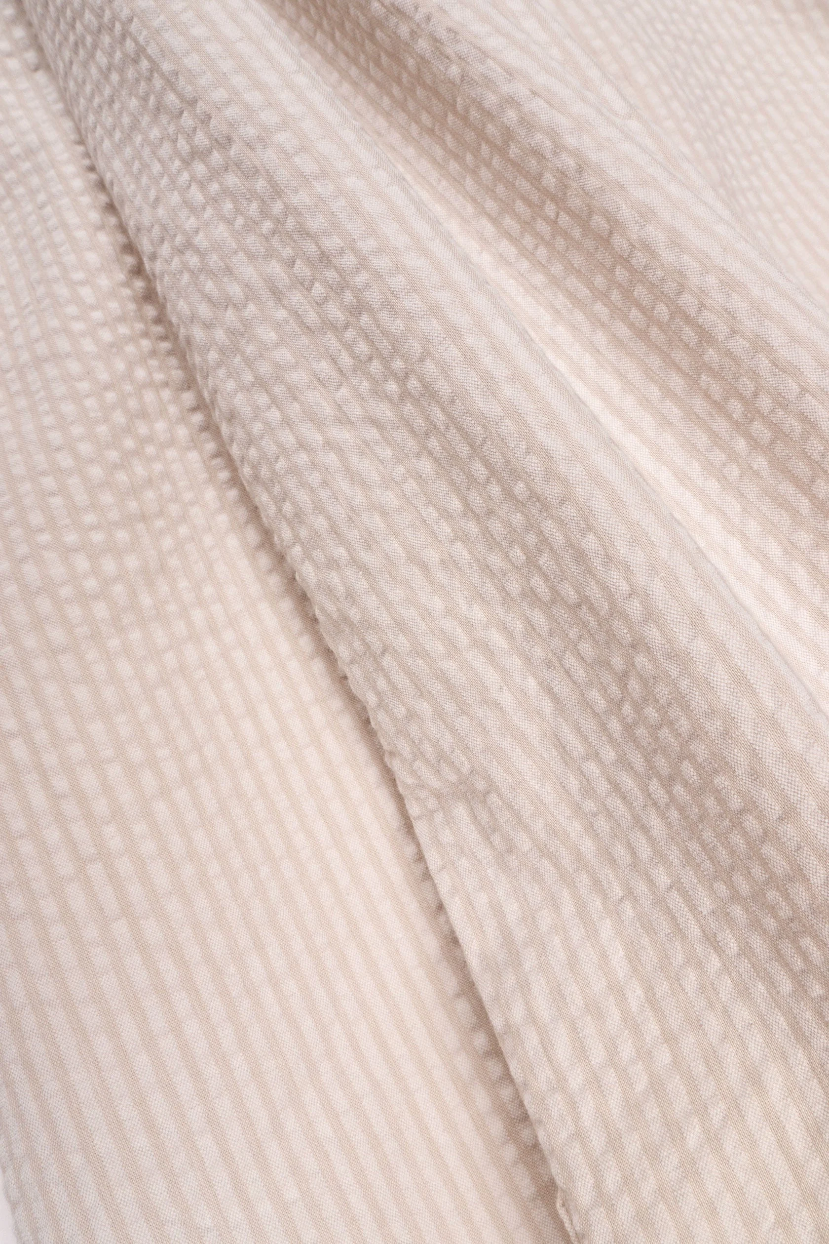 Chemiseseersucker | Beige