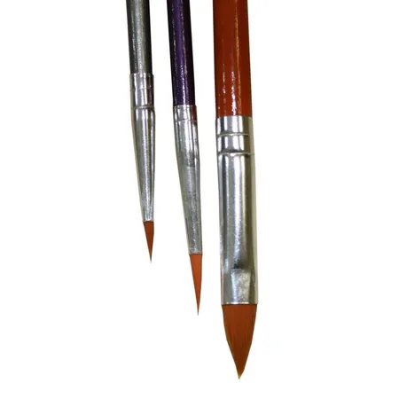 Eulenspiegel Profi Schminkpinsel, Set 3 teiliges Set