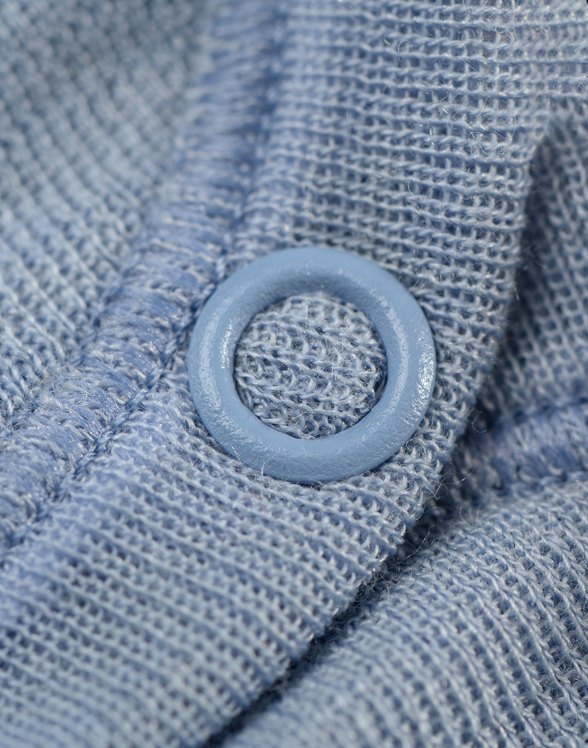 Romper met korte mouw van merinwol/zijde voor baby's -