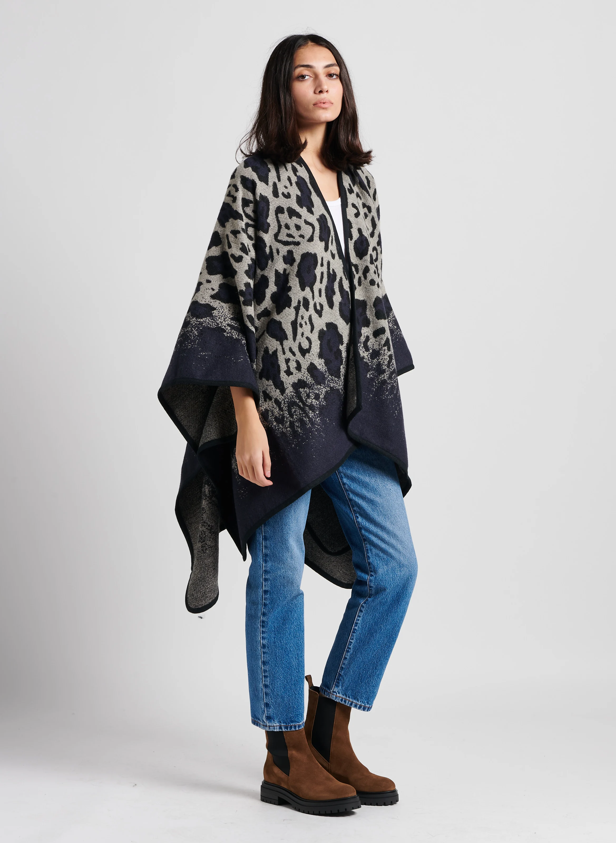 501 CROP - Jean droit cropped en coton | Jean Délavé
