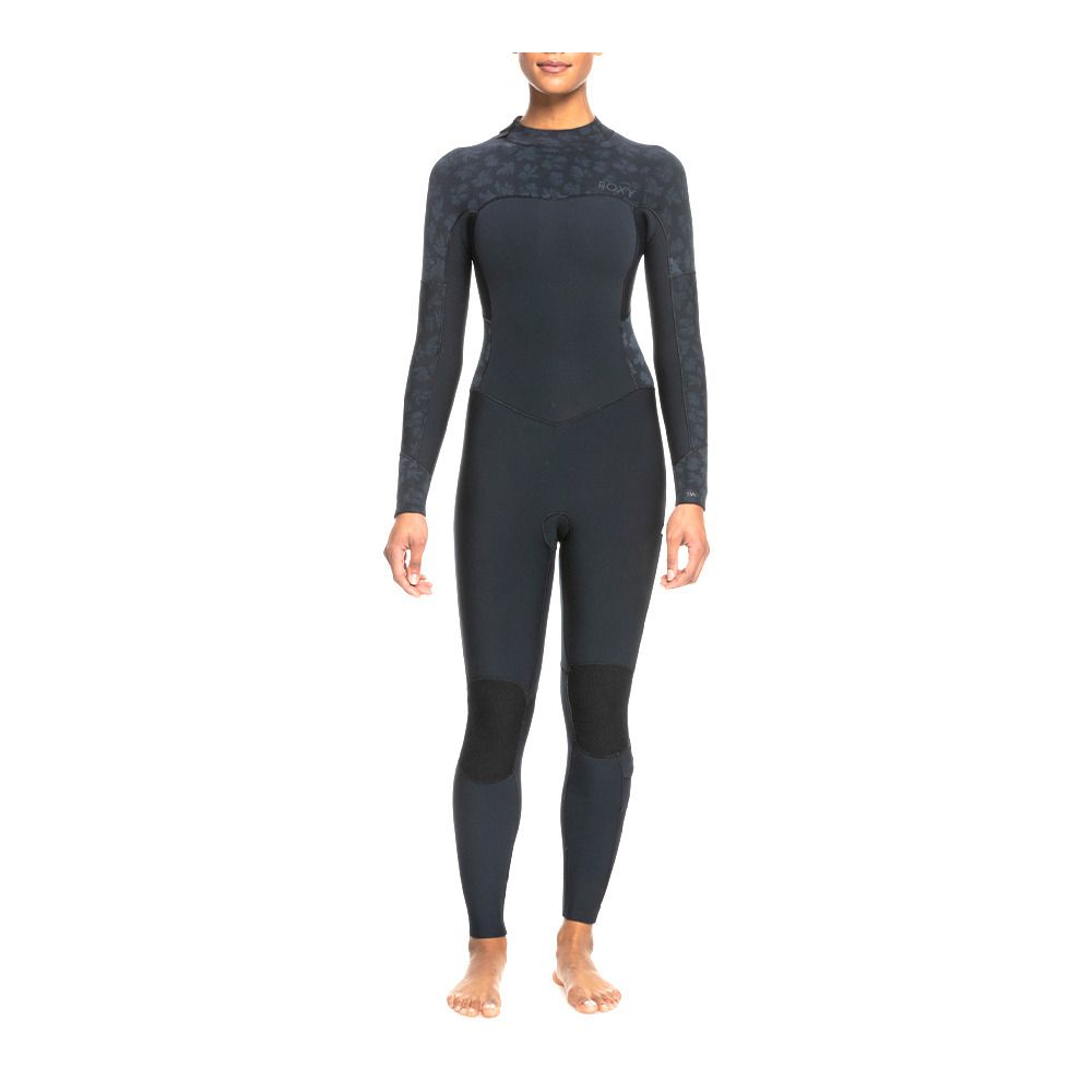 Roxy SWELL SERIES BZ - Combinaison intégrale 4/3mm Femme black