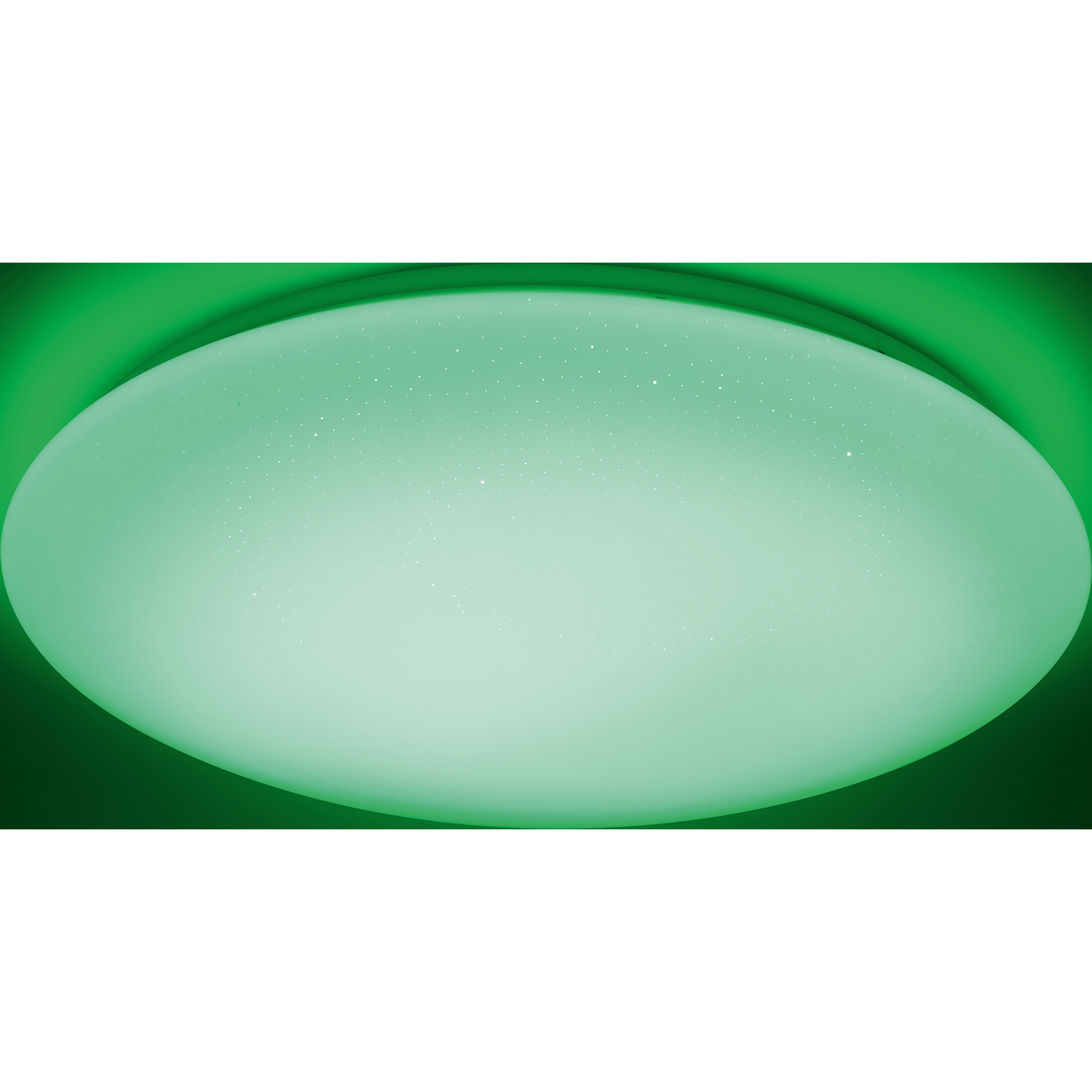 LAMPURA LED-RGB-Tuya-Wifi-Deckenleuchte - weiß - mit Sternenoptik