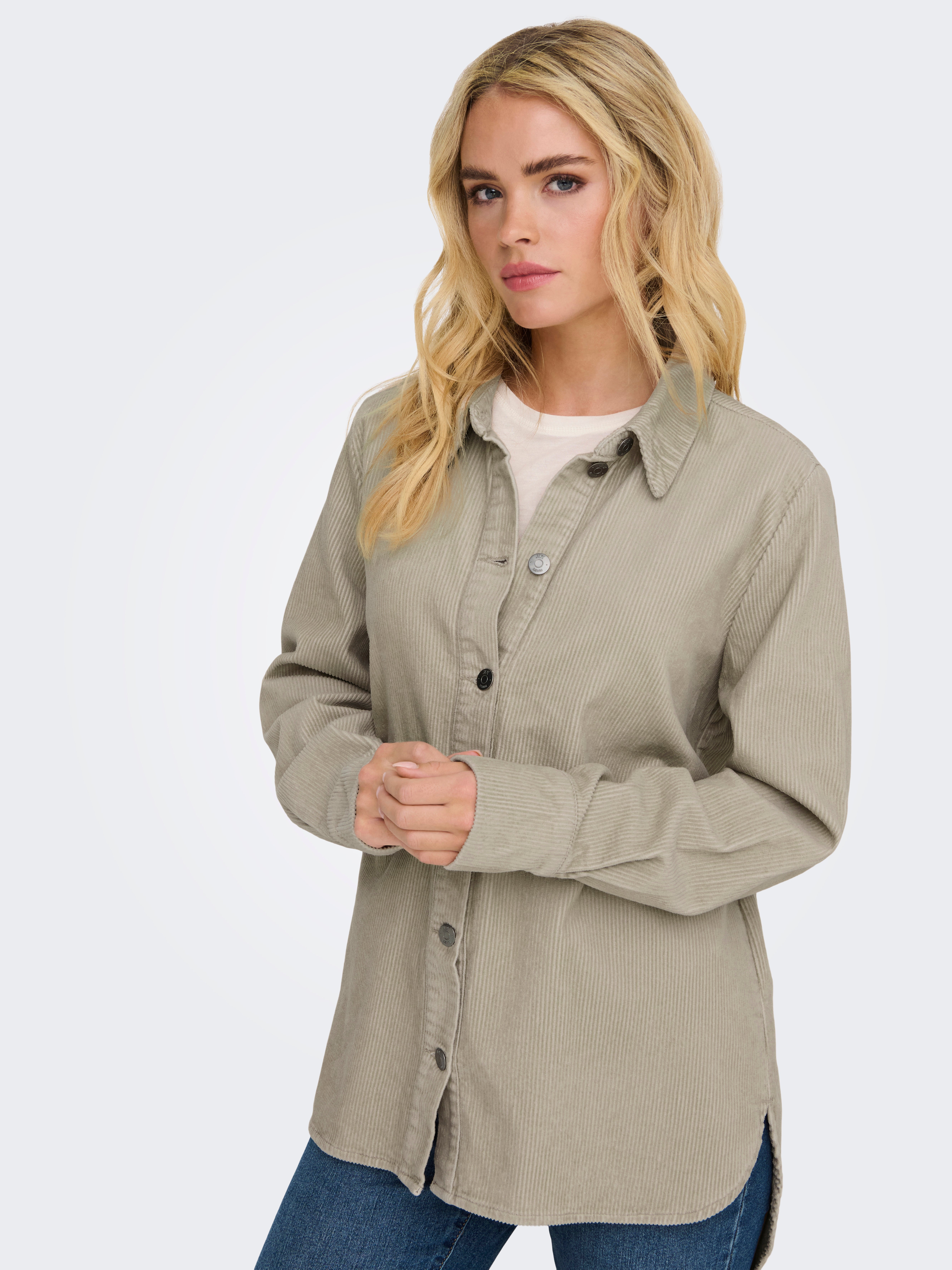 JDYSHIRAZ Hemd Simply Taupe