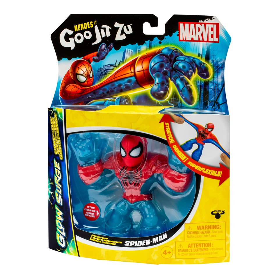 Goo Jit Zu - Marvel Glow Surge Spiderman