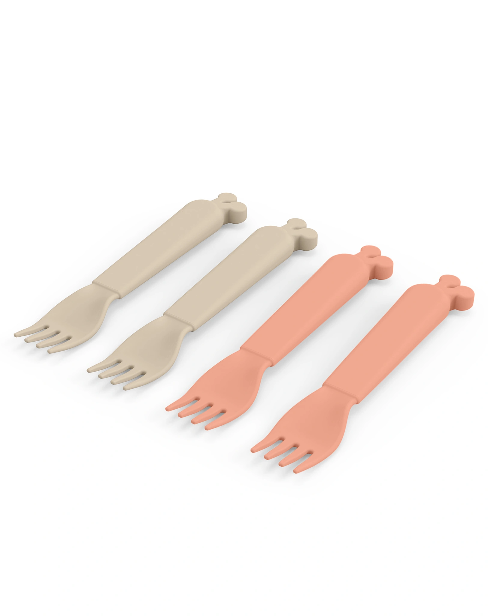 Gabel-Set KIDDISH - RAFFI 4er Pack in sand