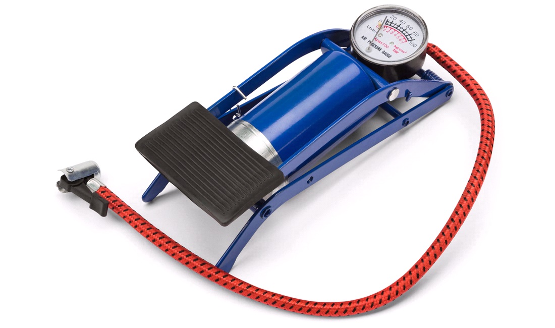 Fodpumpe med manometer