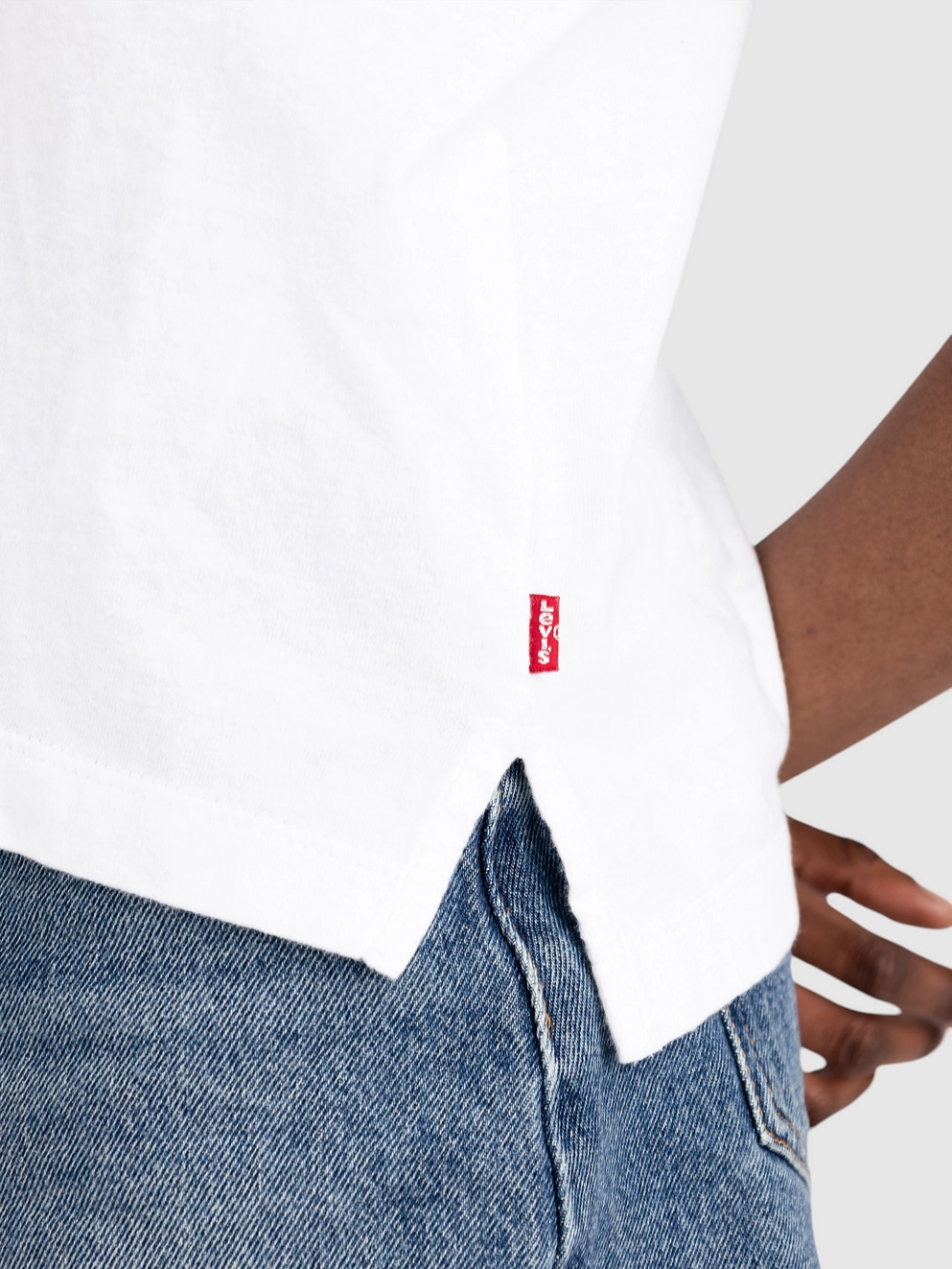 Levi's Boxy Tank Top white/slub