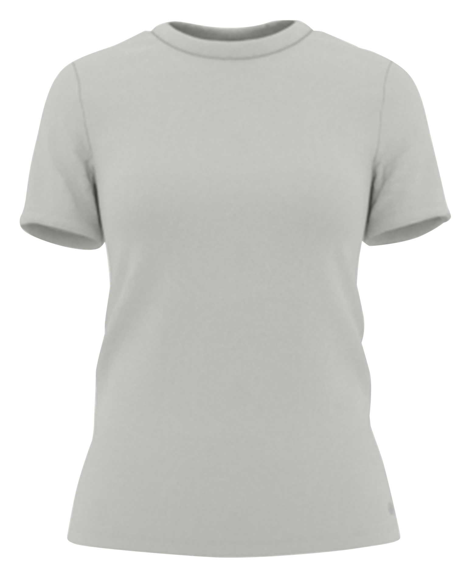 Tee-shirt col rond en coton| Blanc