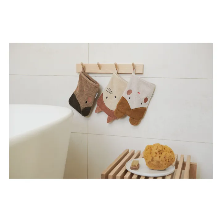 Liewood Gants de toilette Sylvester en coton bio - Set de 3