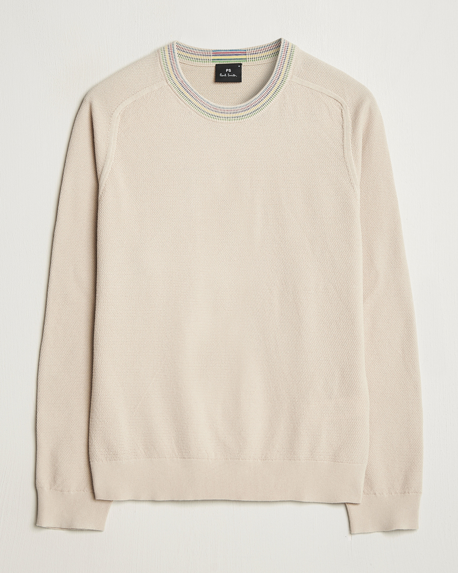 PS Paul Smith Cotton Knitted Sweater Off White