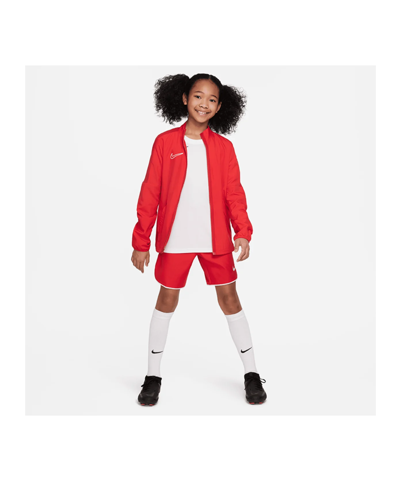 Nike Laser V Woven Short Kids Rot Weiss F657