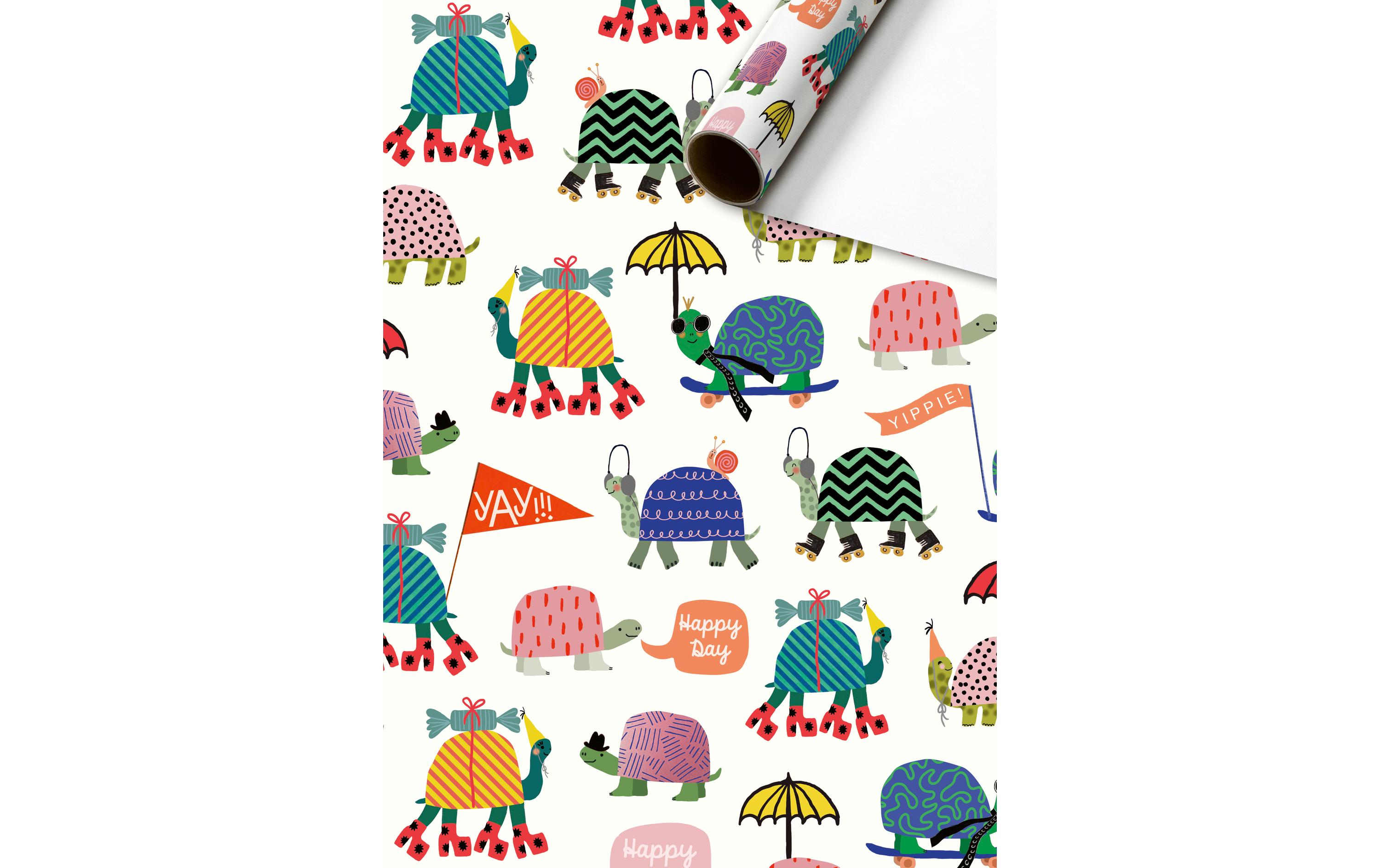 Geschenkpapier Tartino 70 x 200 cm, MehrfabigEinwickelpapier für Ihre Geschenke
