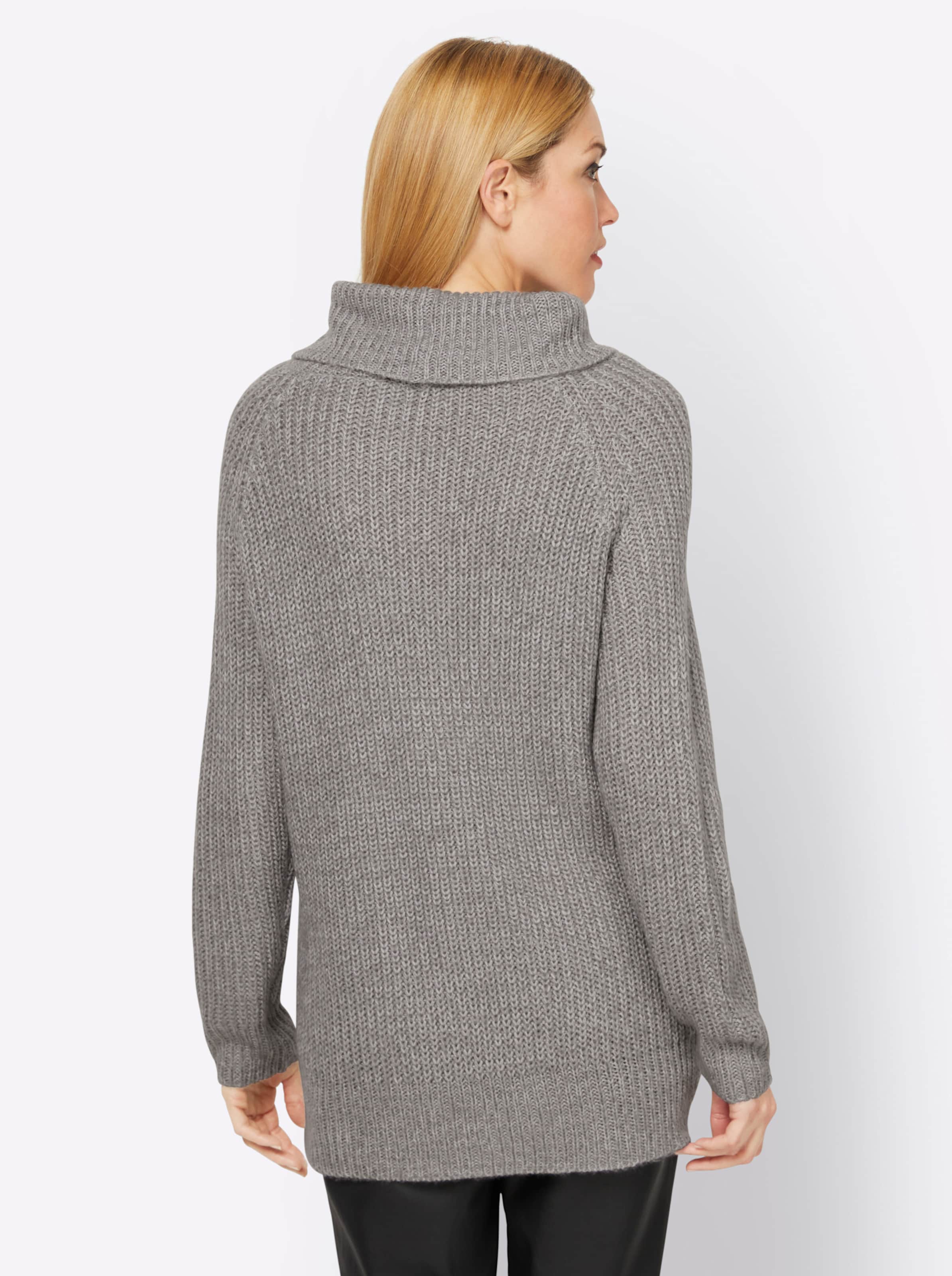 heine Pullover in grau-meliert