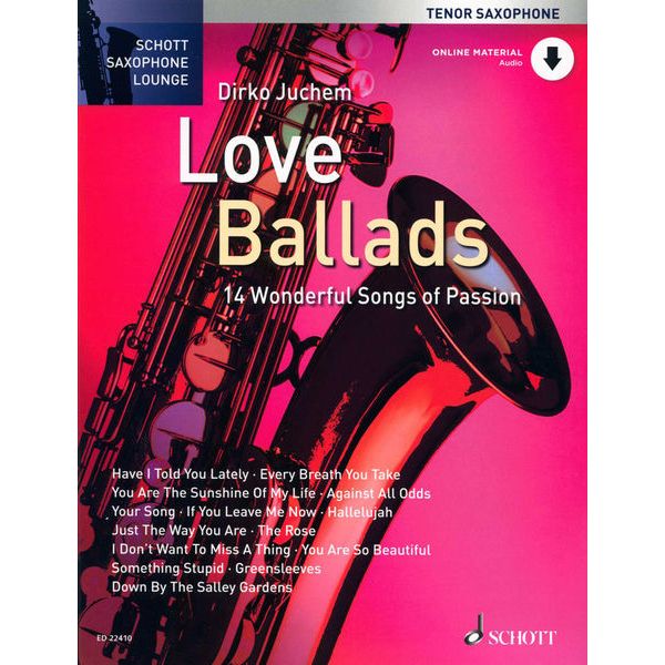 Schott Love Ballads T-Sax