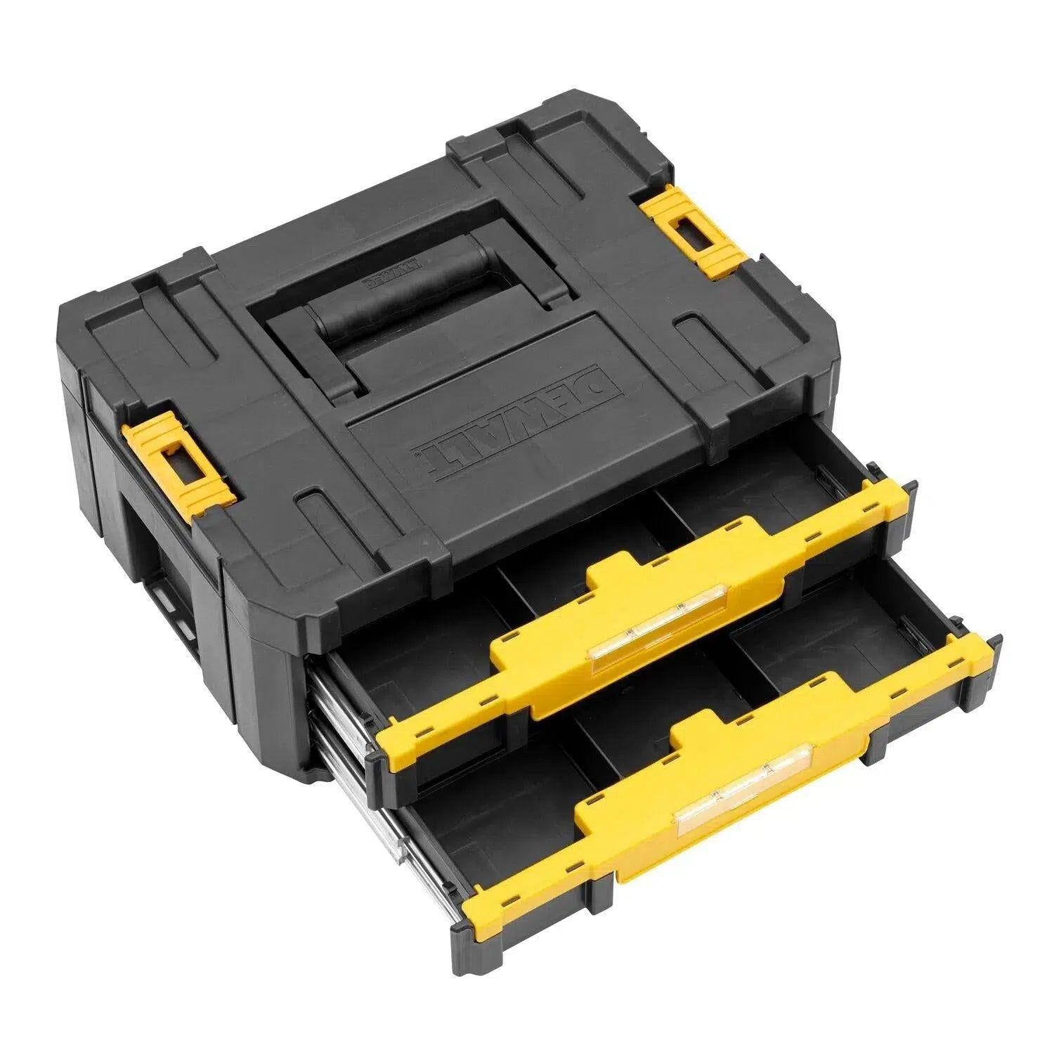 DeWALT DWST1-70706 TSTAK-BOX IV met 2 ondiepe lades met 9 vakjes