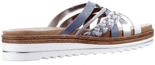 D0Q50-12 Remonte blauw combi - maat 38 slipper blauw combi - maat 38 Calandschoen