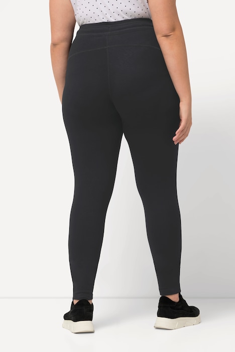 Bellieva-Jersey Leggings, Komfortbund, Biobaumwolle