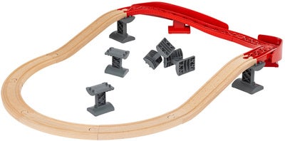 Brio World 33995 Påbyggingssett Spår Stigende Kurvor Togbane