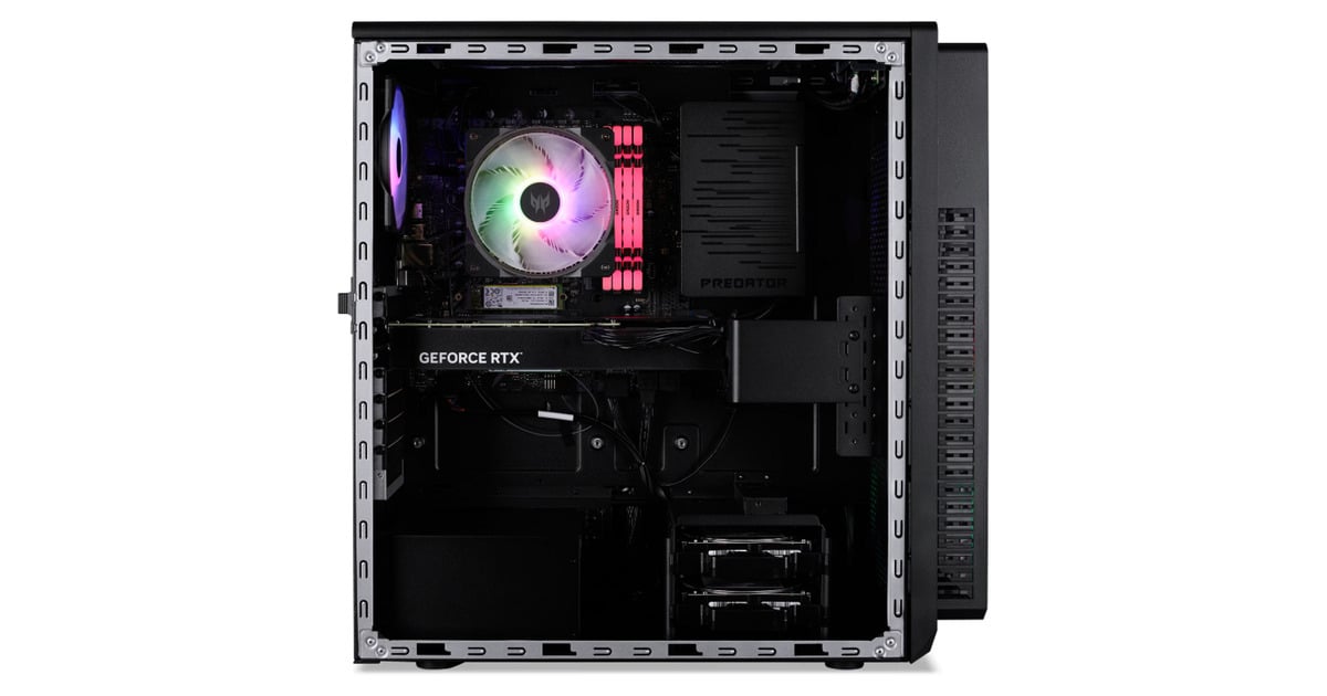 AcerPredator Orion 5000 (DG.E4EEH.001) gaming pc  (Zwart | Core Ultra 7 265F | RTX 5070 | 32 GB | 1 TB SDD)