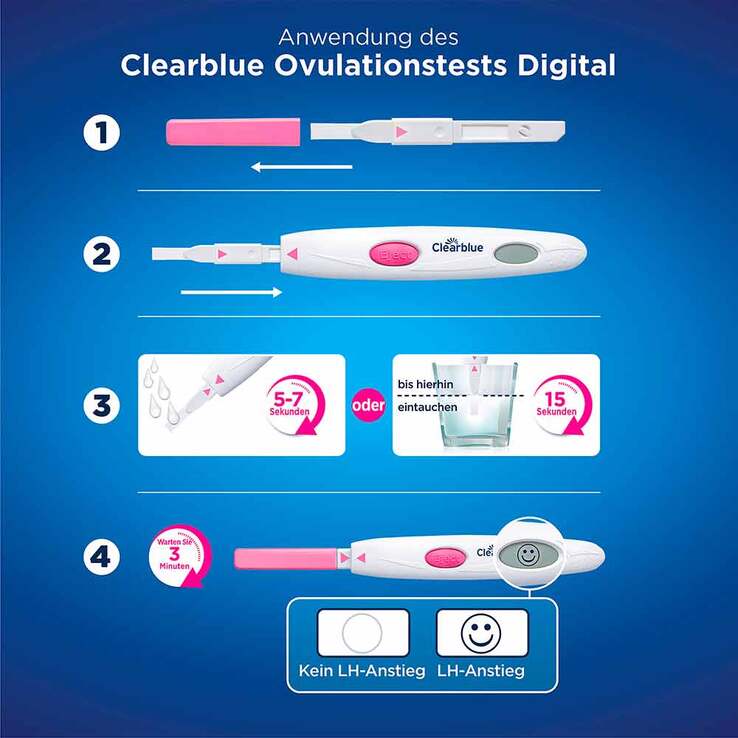 Clearblue Kinderwunsch Ovulationstest Digital, 30 St