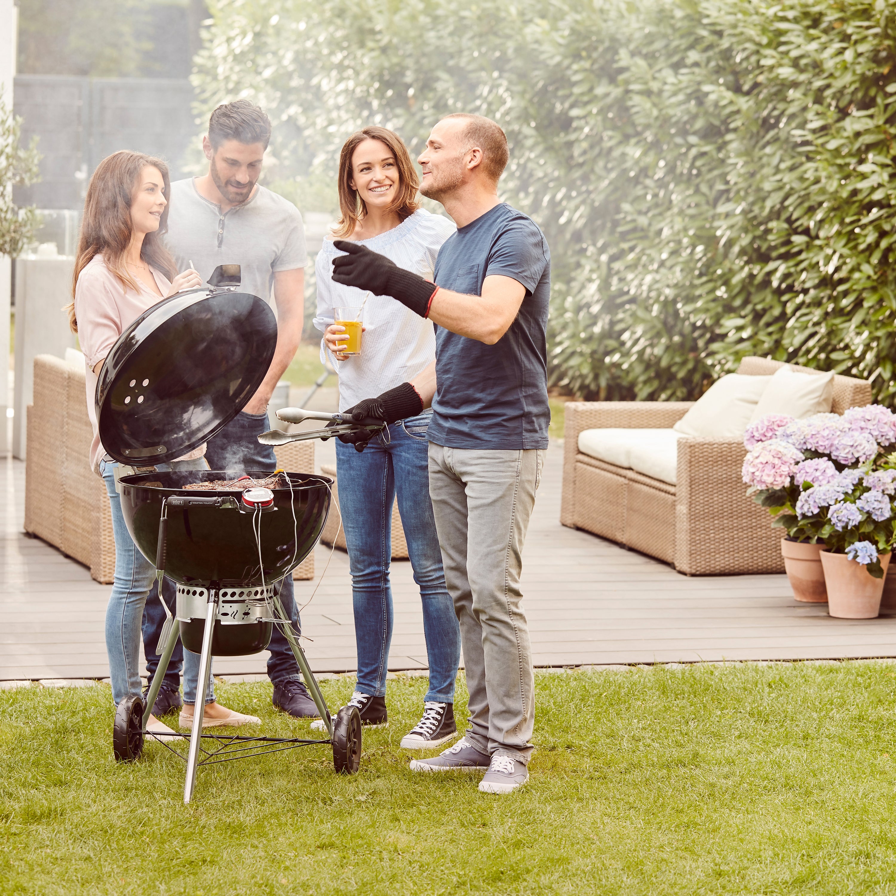 Weber Master Touch GBS Premium E-5770 Houtskoolbarbecue Ã 57 cm