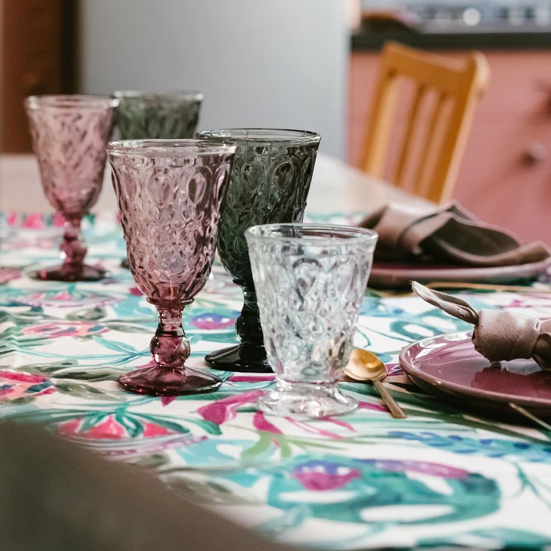 Lot de 6 verres à vin, LYONNAIS La Rochère