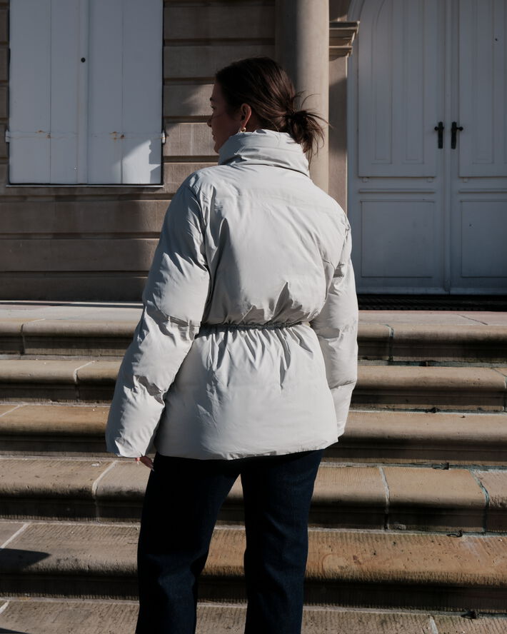 Neo Noir Mayra C Water Repellent Puffer Jacket Ivory