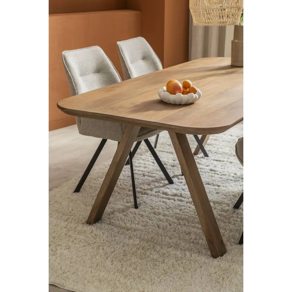 Eettafel Mandy - mangohout - 75x220x94cm