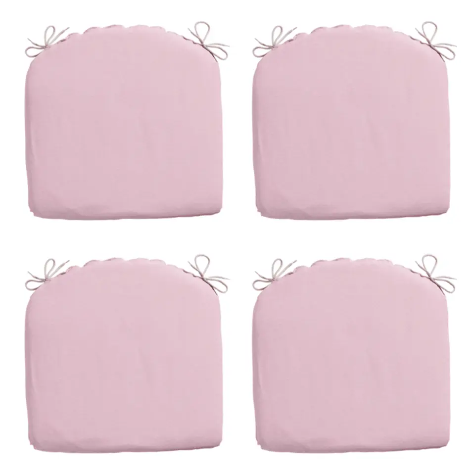 Madison - Zitkussen Panama soft pink - Ca. 46x48 cm - Set van 4