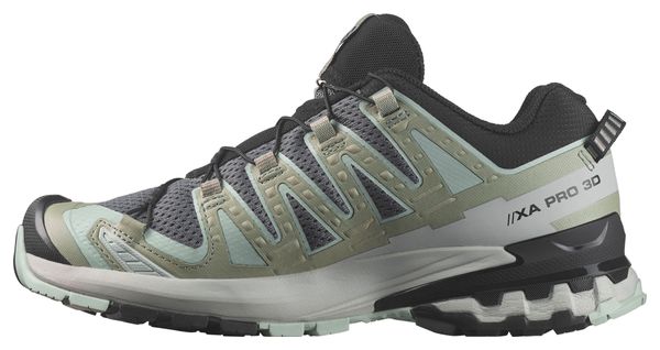 Chaussures de Trail Femme Salomon XA Pro 3D V9 Gris/Bleu