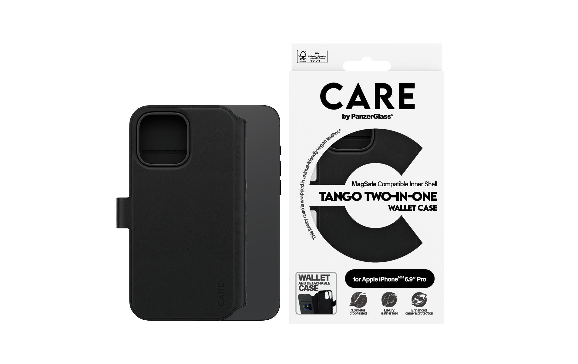 Back Cover Feature Tango 2-in-1 iPhone 16 Pro Max SchwarzSchutzhülle für das Apple iPhone 16 Pro Max
