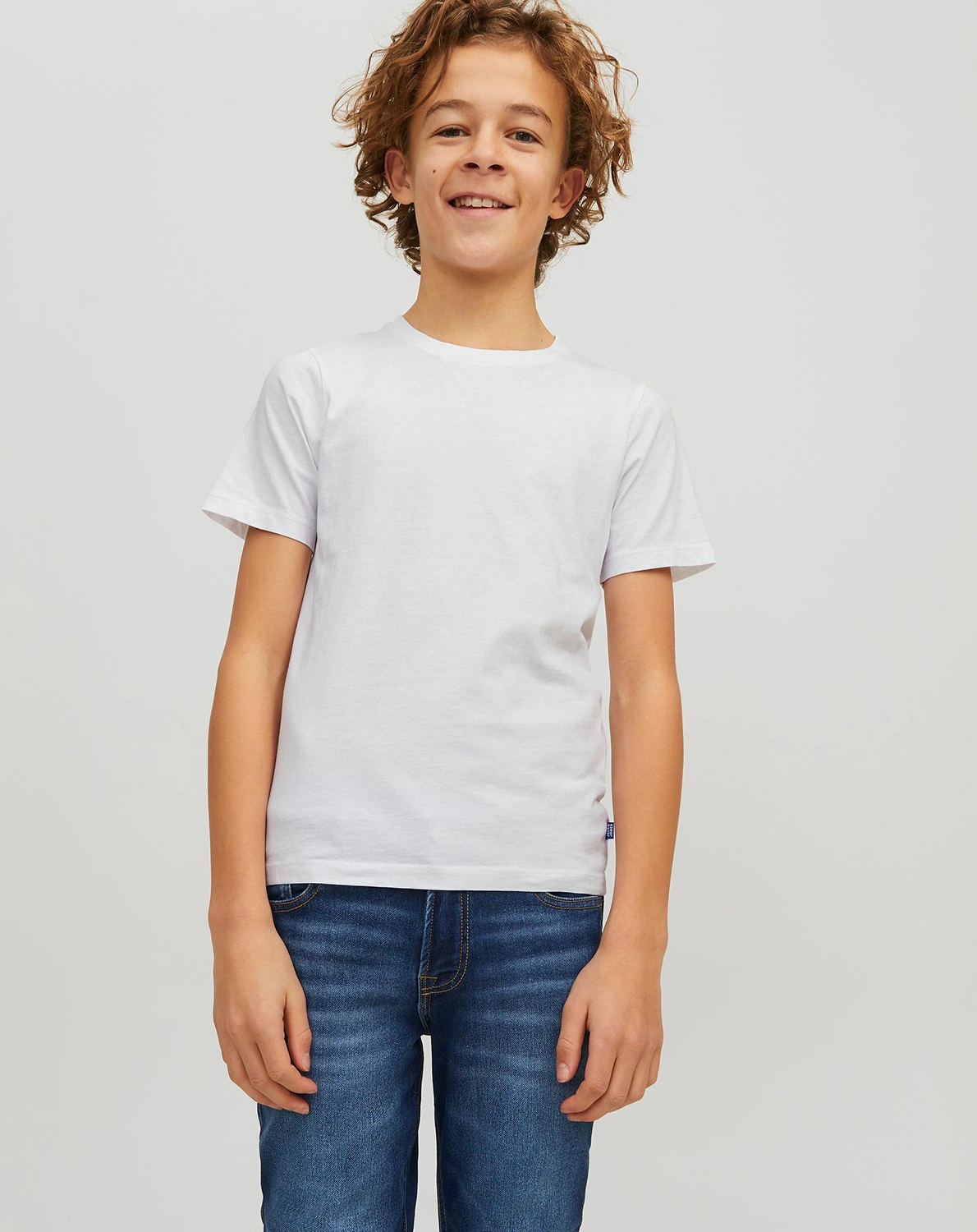T-Shirt JJEORGANIC BASIC in white