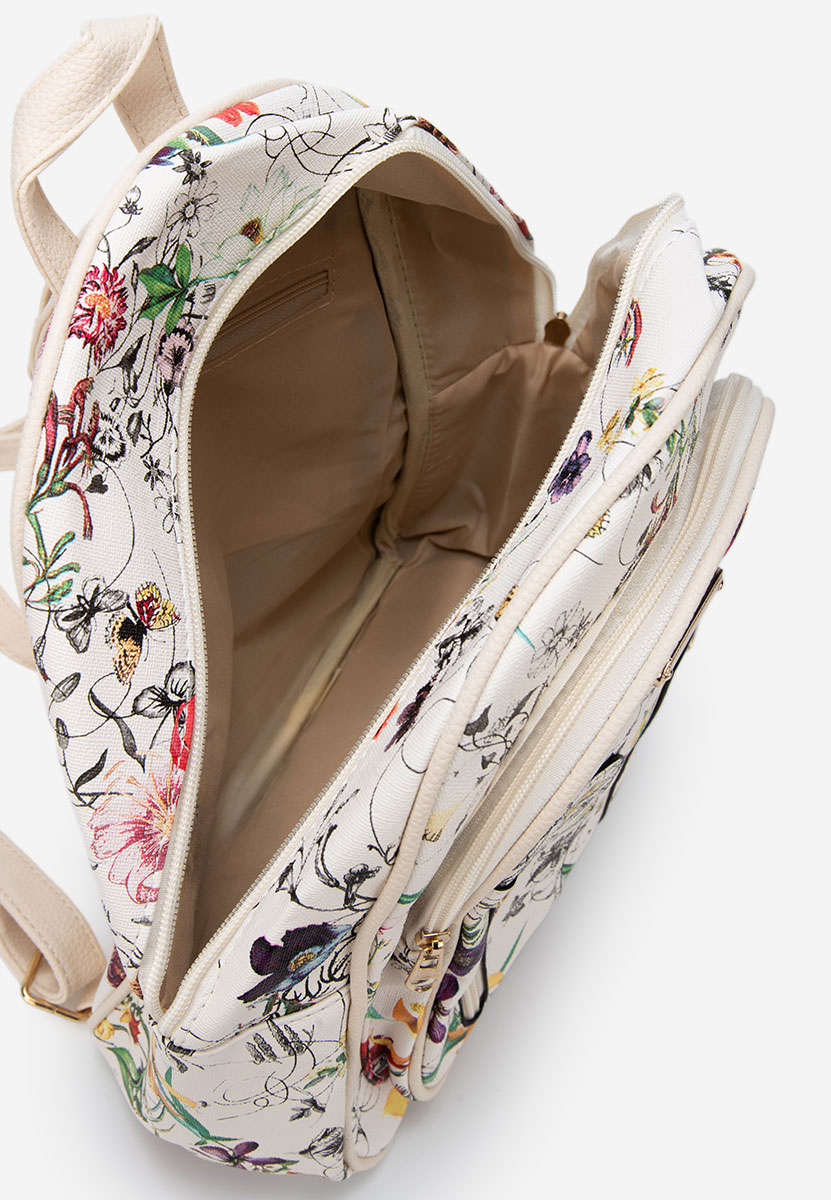 Sac à dos pour femme blanc Floryna V2